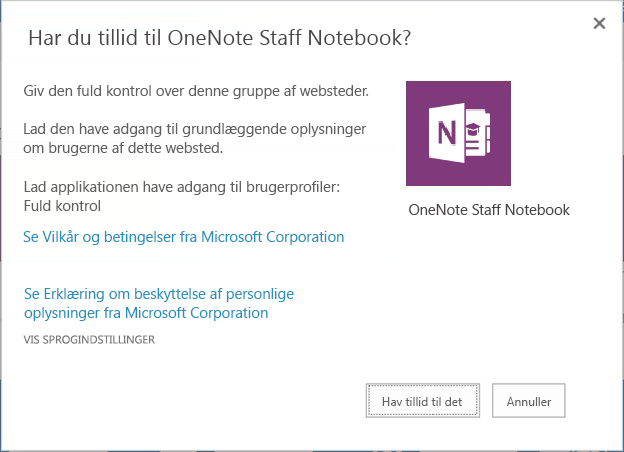 Har du tillid til OneNote Class Notebook Creator