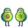 Emoji med kærlighed til Teams-avocado