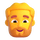 Emoji med person med skæg