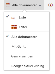 Menuen Visninger i Microsoft Edge