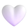 Emoji med hvidt hjerte i Teams
