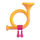 Emoji med posthorn i Teams