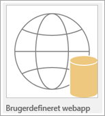 Ikon for brugerdefineret Access-webapp