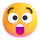 Emoji med forbløffet Teams-ansigt