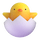 Emoji med teams, der klækker kylling