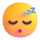 Emoji med teams med sovende ansigt