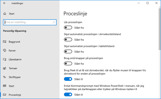 skrædder I virkeligheden Jet Sådan bruger du proceslinjen i Windows 11 - Microsoft Support