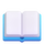 Emoji med åben bog i Teams