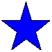 En stjerne bruges som et udfyldningsmønster