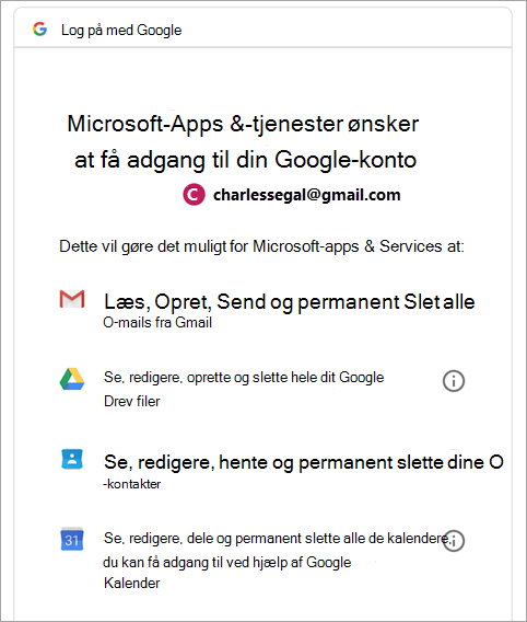 Føj en Gmail-konto - Microsoft Support