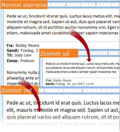 outlook text small