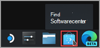 Find ikonet Find Software Center på proceslinjen på Steam-skrivebordet.