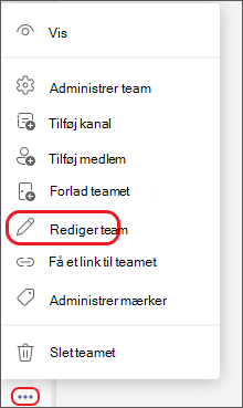 Administrer Teamindstillinger Og -tilladelser I Microsoft Teams ...