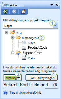 Opgaveruden XML-kilde