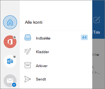 Tilføje konti i Outlook Mobile