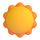Emoji med Teams-sol med stråler