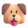 Emoji med smilende hund i Teams
