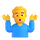 Emoji med teammand, der trækker på skuldrene