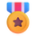 Emoji med militærmedalje for Teams