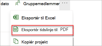 Eksportér til PDF