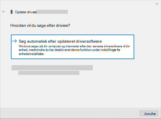 søg automatisk efter opdateret driversoftware for at opdatere lyddriveren