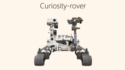 Konceptbillede af en 3D-roverrapport