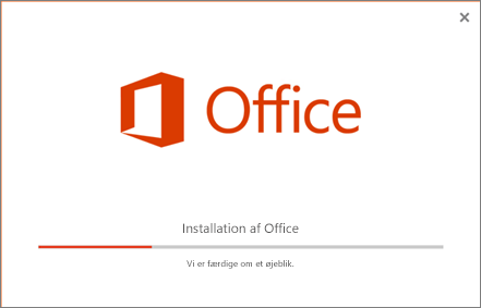 Office-installationsprogrammet ser ud til at installere Office, men det installerer kun Skype for Business.