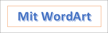 WordArt-eksempel