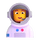 Emoji med Teams-mandlig astronaut
