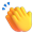 Reaktion auf 3D-Emoji-Applaus