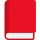 Rotes Buch-Emoticon