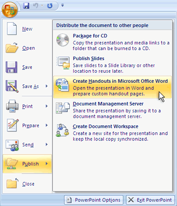Handzettel in Microsoft Office Word erstellen