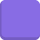 Emoticon mit violettem Quadrat