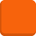 Orangefarbenes quadratisches Emoticon
