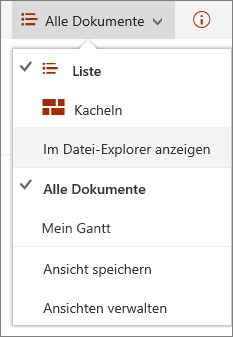 SharePoint Online-Ansichten in Internet Explorer 11