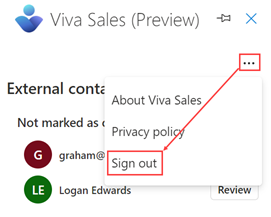 Von Viva Sales abmelden