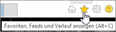 Internet Explorer, Schaltfläche "Feeds"