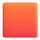 Teams orange quadratisches Emoji