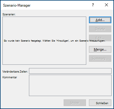 Szenario-Manager-Assistent