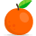Orangefarbenes Emoticon