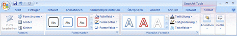 Registerkarte SmartArt-Tools formatieren (Symbol)