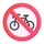 Teams keine Fahrräder-Emoji