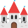 Emoticon für europäische Burgen