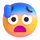 Teams ängstliches Gesicht mit Schweiß-Emoji