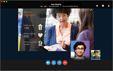 Skype for Business für Mac-Besprechung
