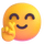 Teams-Emoji mit gedrückten Fingern