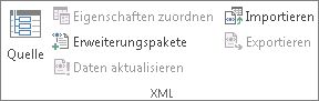 Daten aus einer XML-Datei aktualisieren