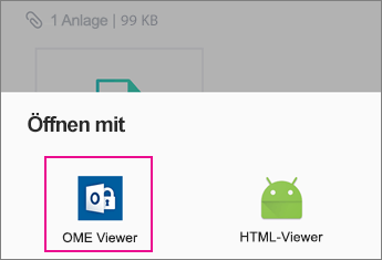 OME Viewer mit Yahoo Mail auf Android 2
