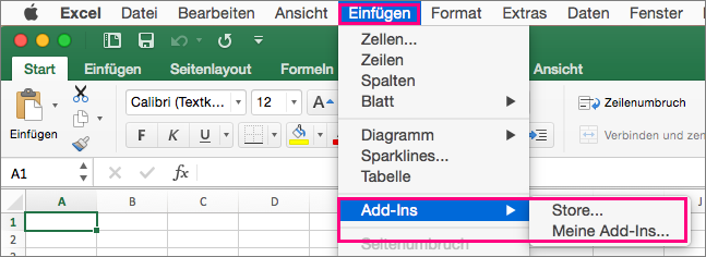 excel add-ins for mac
