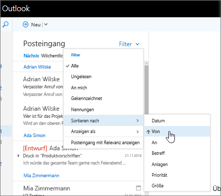 Arbeiten Mit Outlook - Outlook